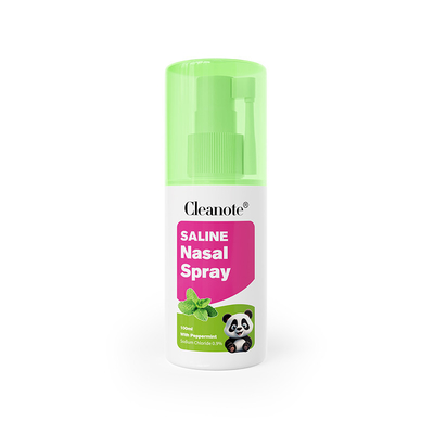 qualità Cleanote Spray nasale salino 0,9% NaCl 100 ml con menta per rinite raffreddore congestione irritazione rinfrescante nasale fabbrica