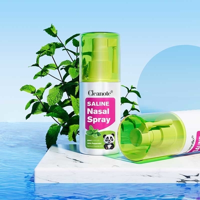 qualità 60 ml Spray nasale salino Clea di mentaNota per rinite Allergie al freddo Nasal congestionato Nasal irritato fabbrica