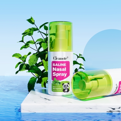Buon prezzo Mercato cinese Spray nasale di menta salina 50 ml con olio di menta 0,9%NaCl in linea